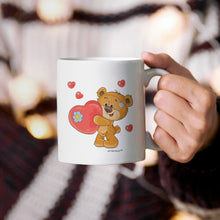 Load image into Gallery viewer, A Little TLC For Your Love ones -Hugs - Coffee Mug - Coffee Cups- White
