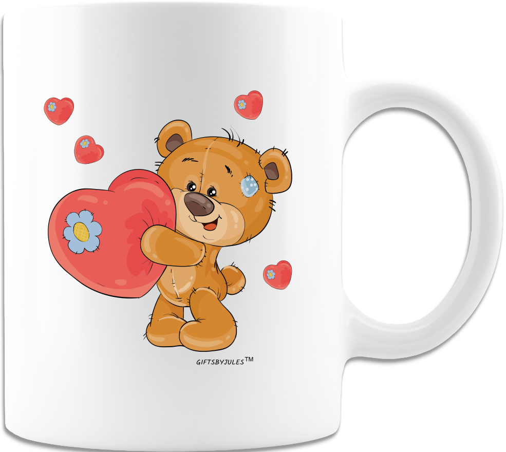 A Little TLC For Your Love ones -Hugs - Coffee Mug - Coffee Cups- White