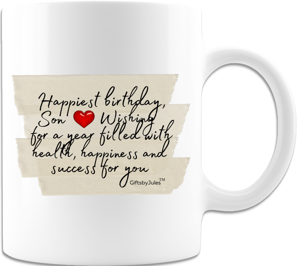 To My Son Coffee Mug From Mom and Dad, Gifts For Son Cup I Will