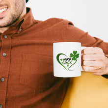 Load image into Gallery viewer, Four leaf Clover-Good Luck  Mug - White Coffee Mugs-Cups - Gifts for All Occasion
