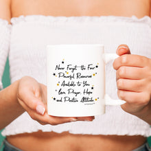 Load image into Gallery viewer, Love-Prayer-Hope and Positive Attitude -Cup - Coffee Mug - White
