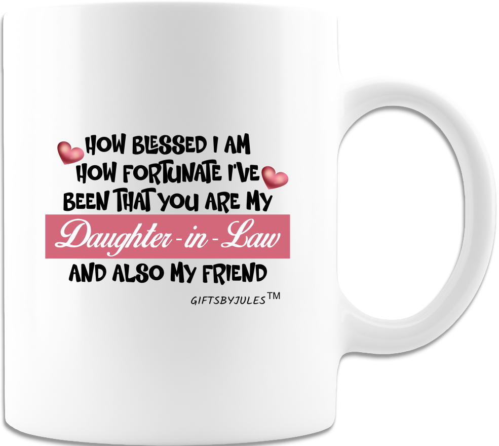 Gifts for My Beautiful Daughter -In -Law-White Coffee Mug -Cups