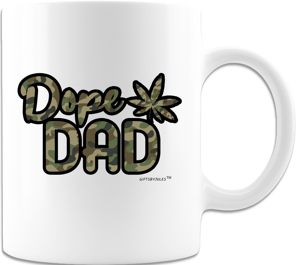 Novelty Coffee Mug -Dope Dad - For Dad -Father -Funny - Coffee Mug