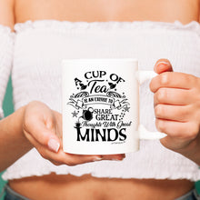 Load image into Gallery viewer, A Cup Of Tea With Friends -Tea Cups - Coffee Mug - White
