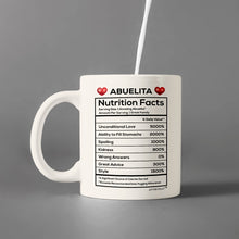 Load image into Gallery viewer, Abuelita -Abuela -White Coffee Mug - Coffee Cup- For the Best Abuelita
