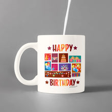 Load image into Gallery viewer, Happy Birthday -Mug - Coffee Mug - White -Gifts for Mem- Women -Party Favors
