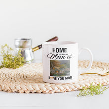 Load image into Gallery viewer, Gift For Mom -Home is where Mom is-  Mug Novelty Gift For Any Occasion .
