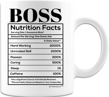 Load image into Gallery viewer, Boss -White Coffee Mug - For Office -co-workers- Colleagues -Birthday-Christmas
