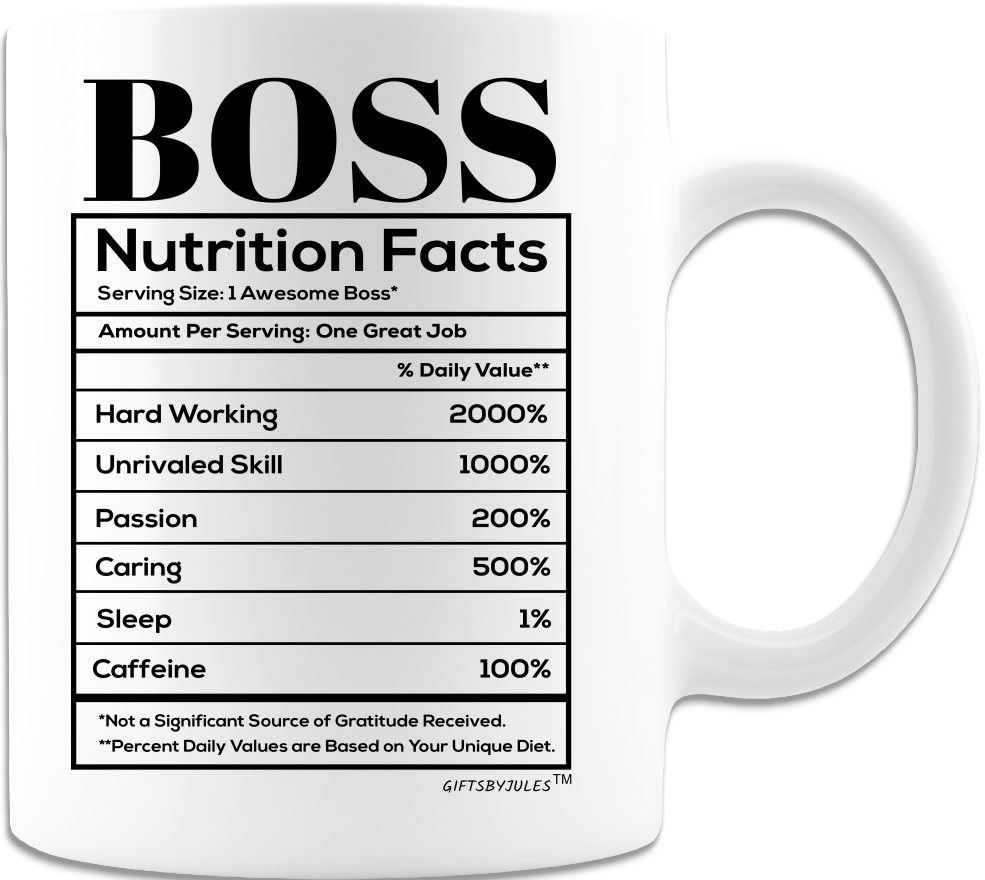 Boss -White Coffee Mug - For Office -co-workers- Colleagues -Birthday-Christmas