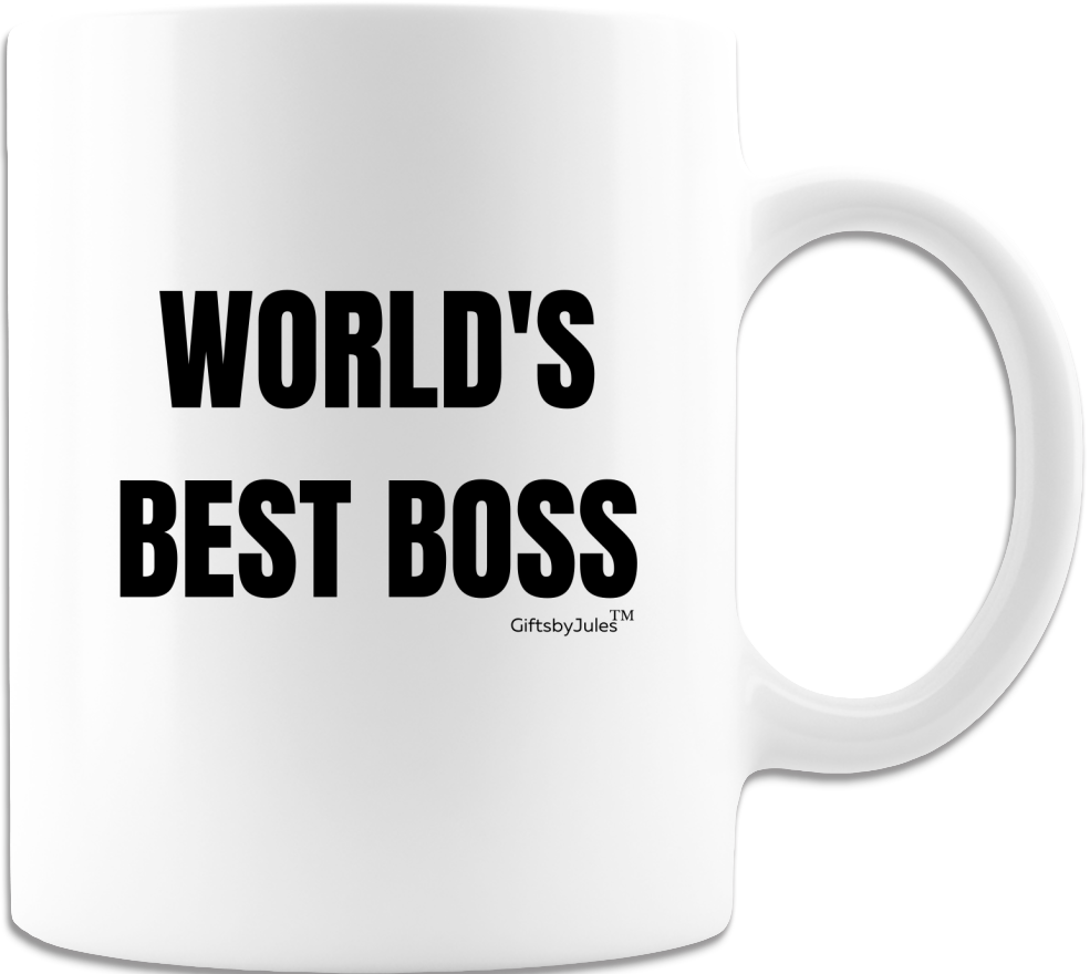 World's Best Boss -Mug - Coffee Mug - White- Gifts For All Occasion