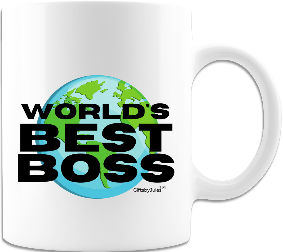 World Best Boss -Coffee Mug -Cup-  White -Gift For All Occasion