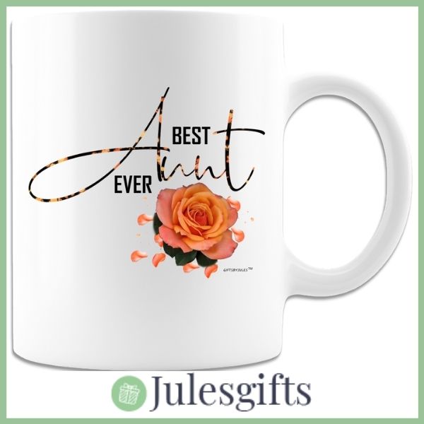 Best Aunt Ever Coffee Mug Novelty Gift For Any Occasion