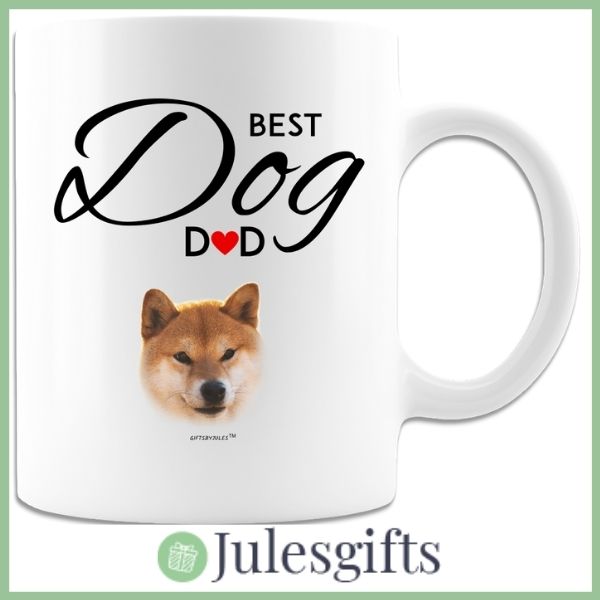 Best Dog Dad  Coffee Mug Novelty Gift For Any Occasion .