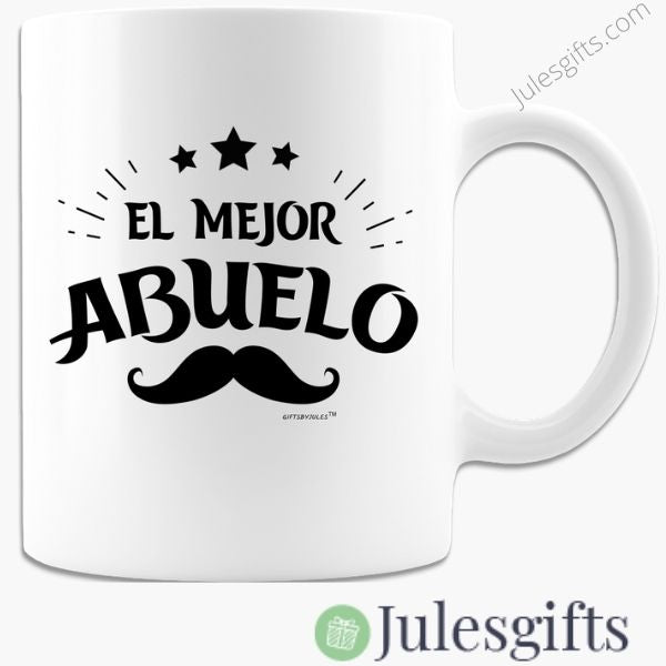 El Mejor Abuelo- I Love You Grandfather - Coffee Mug - Gift for all Ocassion
