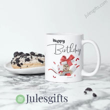 Load image into Gallery viewer, Happy Birthday -Cat In A Box - Coffee Mug- Novelty Gift -For Any Occasion .

