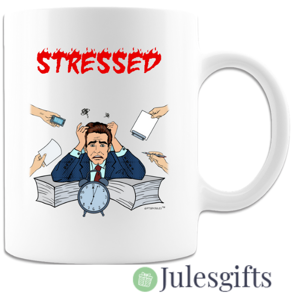 STRESSED  Coffee Mug  Novelty Gift For Any Occasion