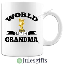 Load image into Gallery viewer, World Greatest Grandma Coffee Mug White Novelty Gift For Any Occasion

