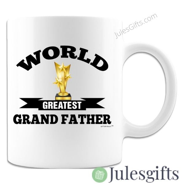 World Greatest Grand Father Coffee Mug Novelty Gift For Any Occasion .