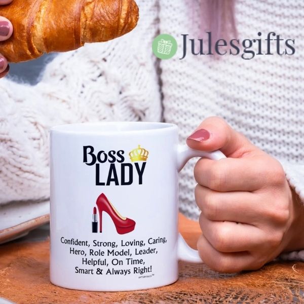  Jumway Boss Lady Mugs - Best Gifts for Mom and Female Boss  Friend - Boss Gifts Birthday Gifts for Women Boss Mom 14oz Marble Ceramic  Coffee Mug : Home & Kitchen