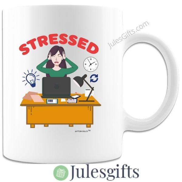 STRESSED  Coffee Mug Novelty Gift For Any Occasion