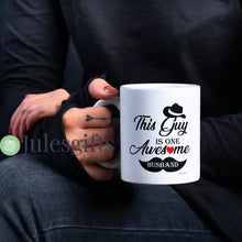 Load image into Gallery viewer, This guy Is One Awesome Husband Coffee Mug Novelty Gift For Any Occasion
