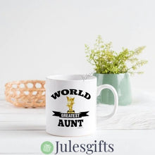Load image into Gallery viewer, World Greatest Aunt - Coffee Mug  Novelty Gift For Any Occasion .
