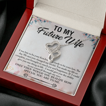 Load image into Gallery viewer, To My Future Wife -With All My Love -Double Heart Necklace
