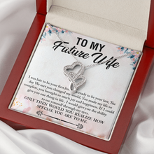 Load image into Gallery viewer, To My Future Wife -With All My Love -Double Heart Necklace
