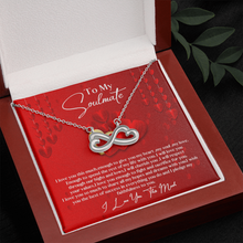 Load image into Gallery viewer, (My Soulmate)- I Love You This Much -I Love You till The End Of Time -Heart-Shape Infinity Necklace
