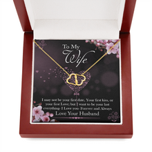 Load image into Gallery viewer, To My Wife - I Love Forever Love You -Everlasting Heart Necklace
