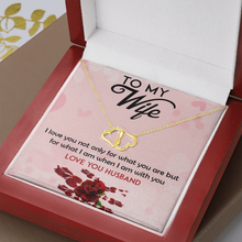 Load image into Gallery viewer, To My Wife- I will Forever Love You - Everlasting Heart Necklace
