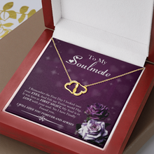 Load image into Gallery viewer, To My Soulmate-I Will Love You Forever-Love At First Sight-Two Hearts Everlasting Love Necklace
