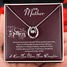Load image into Gallery viewer, Happy Mother&#39;s day Lucky Pendant Necklace -With Love Your Daughter
