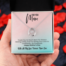 Load image into Gallery viewer, Happy Mother&#39;s day -With All My Love Forever -You Son -Lucky Pendant Necklace
