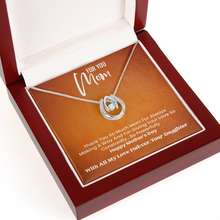 Load image into Gallery viewer, Happy Mother&#39;s day -Lucky Pendant Necklace for My Mother -From your Daughter With Love
