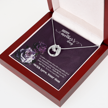 Load image into Gallery viewer, Happy Mother&#39;s day Mom -with Love From your Son- Lucky Pendant Necklace -I am lucky to have you as my Mother
