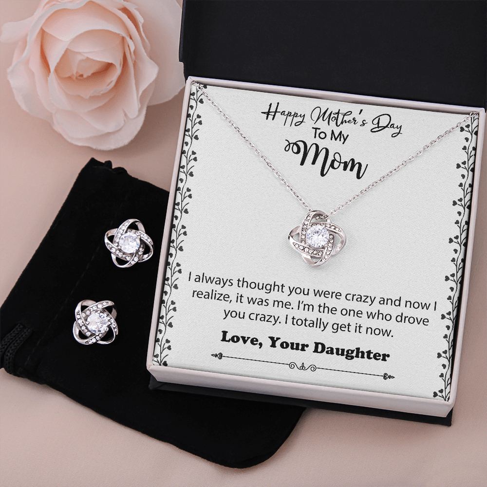 Mother's Day Gifts for Mom from Daughter (Love Knot Necklace)
