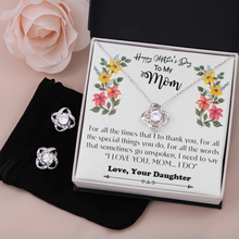 Load image into Gallery viewer, Mothers day presents from daughter (Love Knot Necklace)
