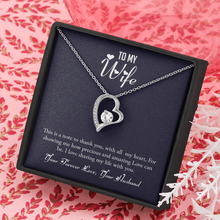 Load image into Gallery viewer, To My Wife -Your Forever Love -From Your Husband -Forever Love Necklace
