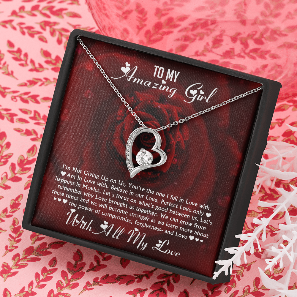 To My Amazing Girl -With All My Love Forever -Forever Love Necklace