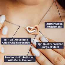 Load image into Gallery viewer, To My Mom  With Love - Interlocking Never-ending-Love Necklace
