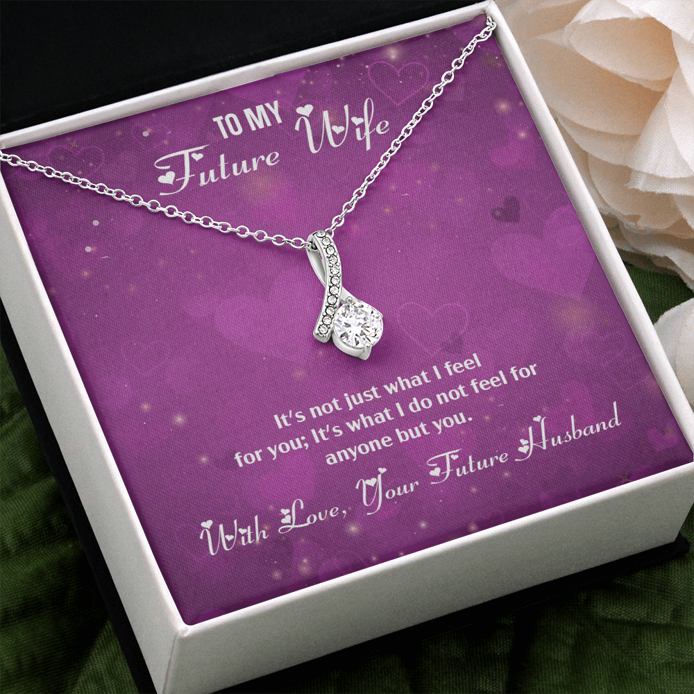 To My Future Wife-Alluring Pendant Necklace- With Love Your Future Husband