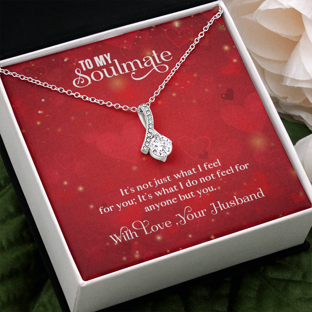 Alluring beauty Necklace -For My Soulmate -With Love Your Husband- Gifts for Birthdays -Christmas -Holidays