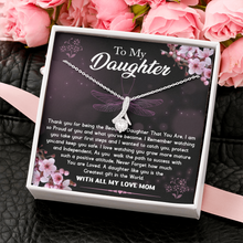 Load image into Gallery viewer, To My Daughter- With All My Love Mom - Alluring Beauty Necklace
