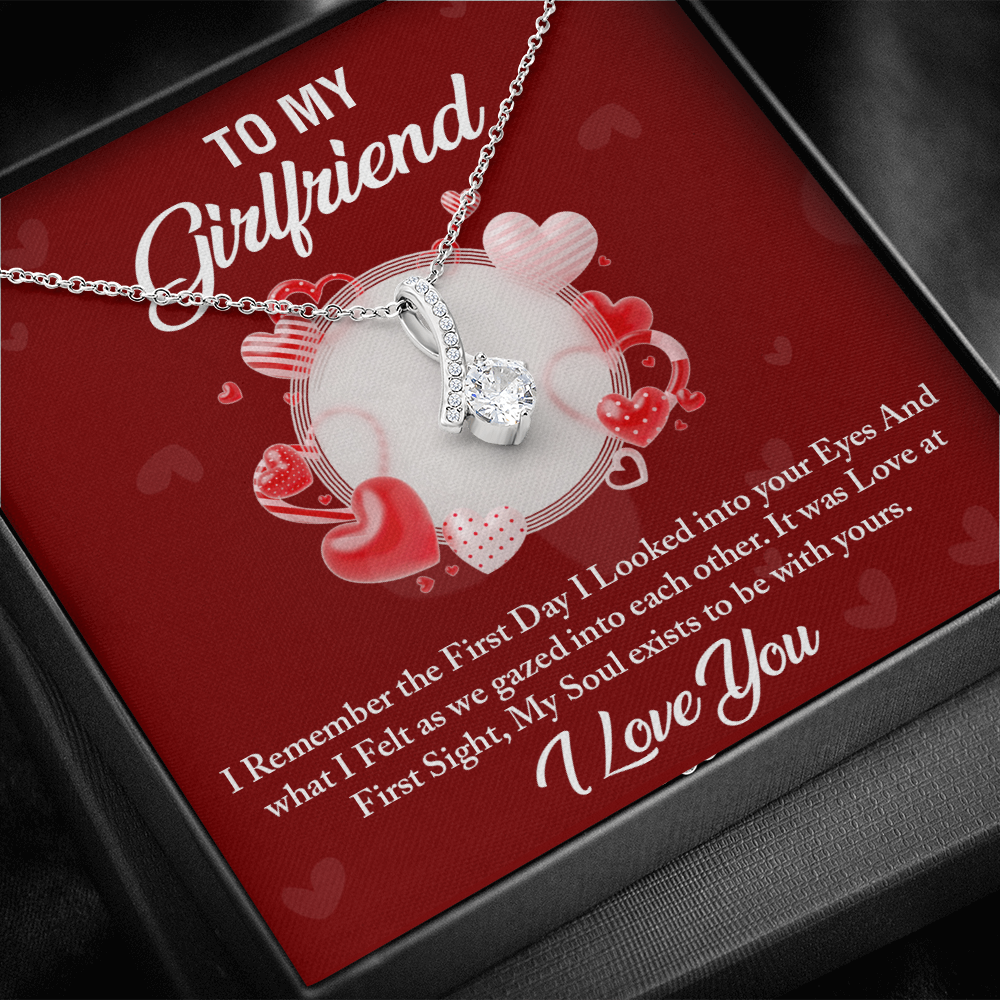To My Girlfriend -It was Love at First Sight -Alluring Necklace