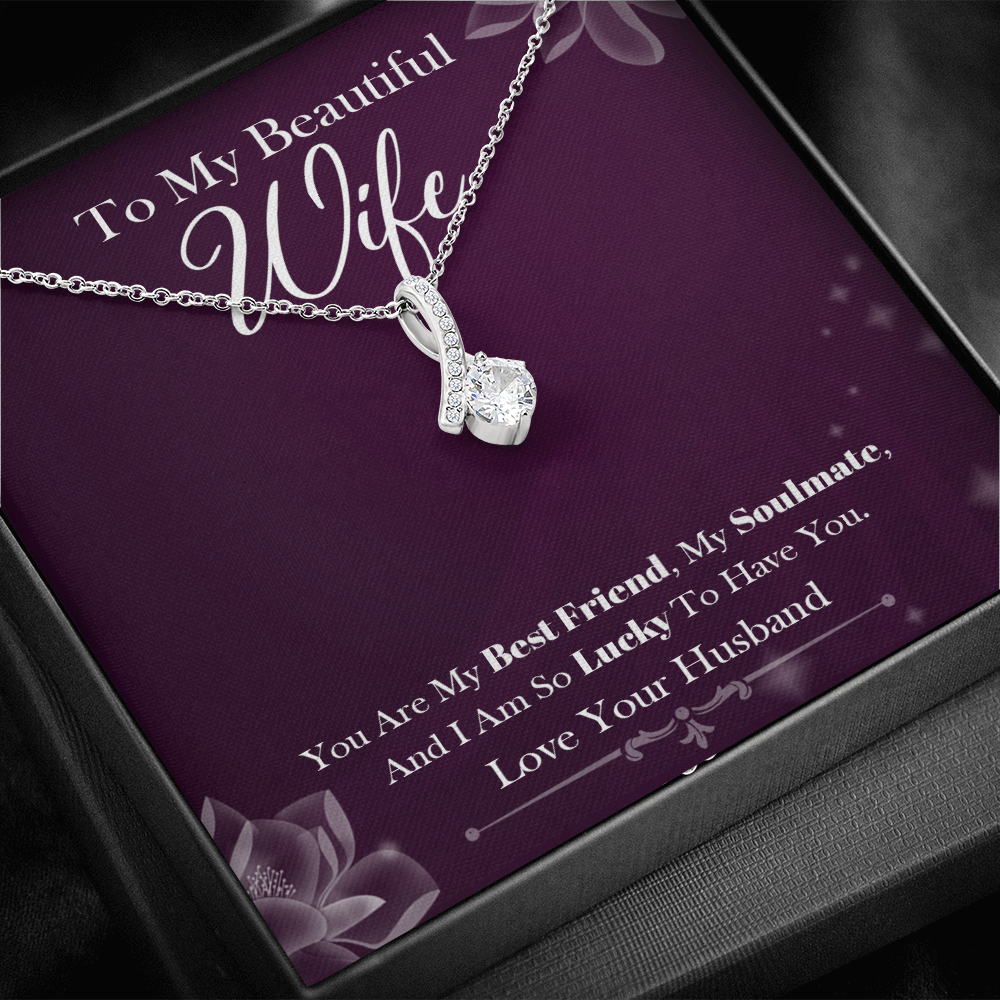 To My Beautiful Wife - With Love - Alluring Necklace
