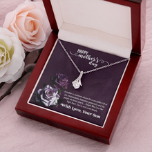 Load image into Gallery viewer, Alluring Beauty Necklace- For My Mother- Mother&#39;s day- With Love -Your son
