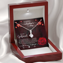 Load image into Gallery viewer, Happy Valentines Day- To My Girlfriend-With Love Your Boyfriend- Alluring Necklace
