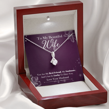Load image into Gallery viewer, To My Beautiful Wife - With Love - Alluring Necklace
