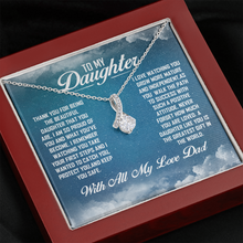 Load image into Gallery viewer, To My Daughter -With All MY Love Dad- Alluring Necklace
